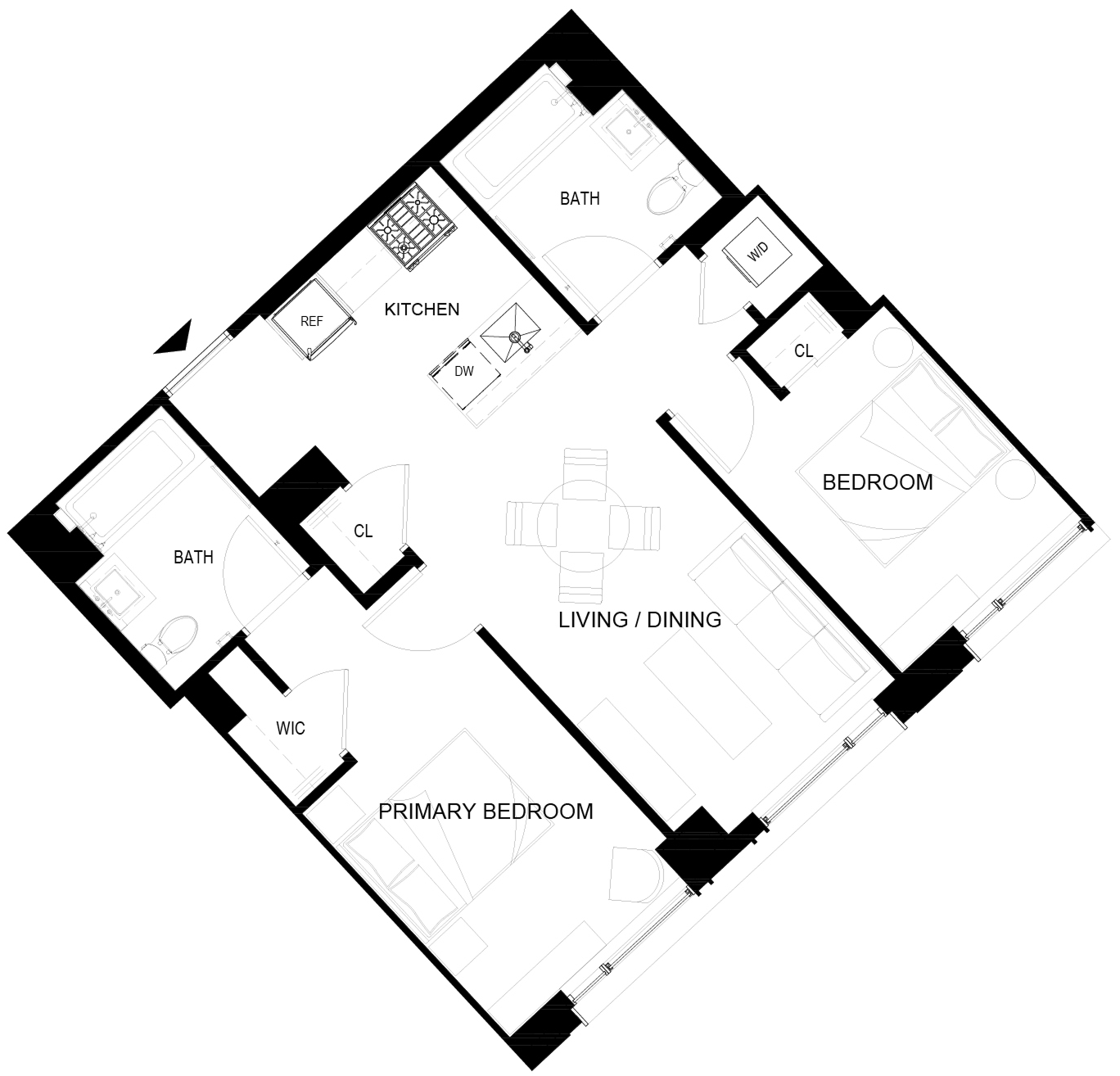 Floor plan layout diagram for 248-948